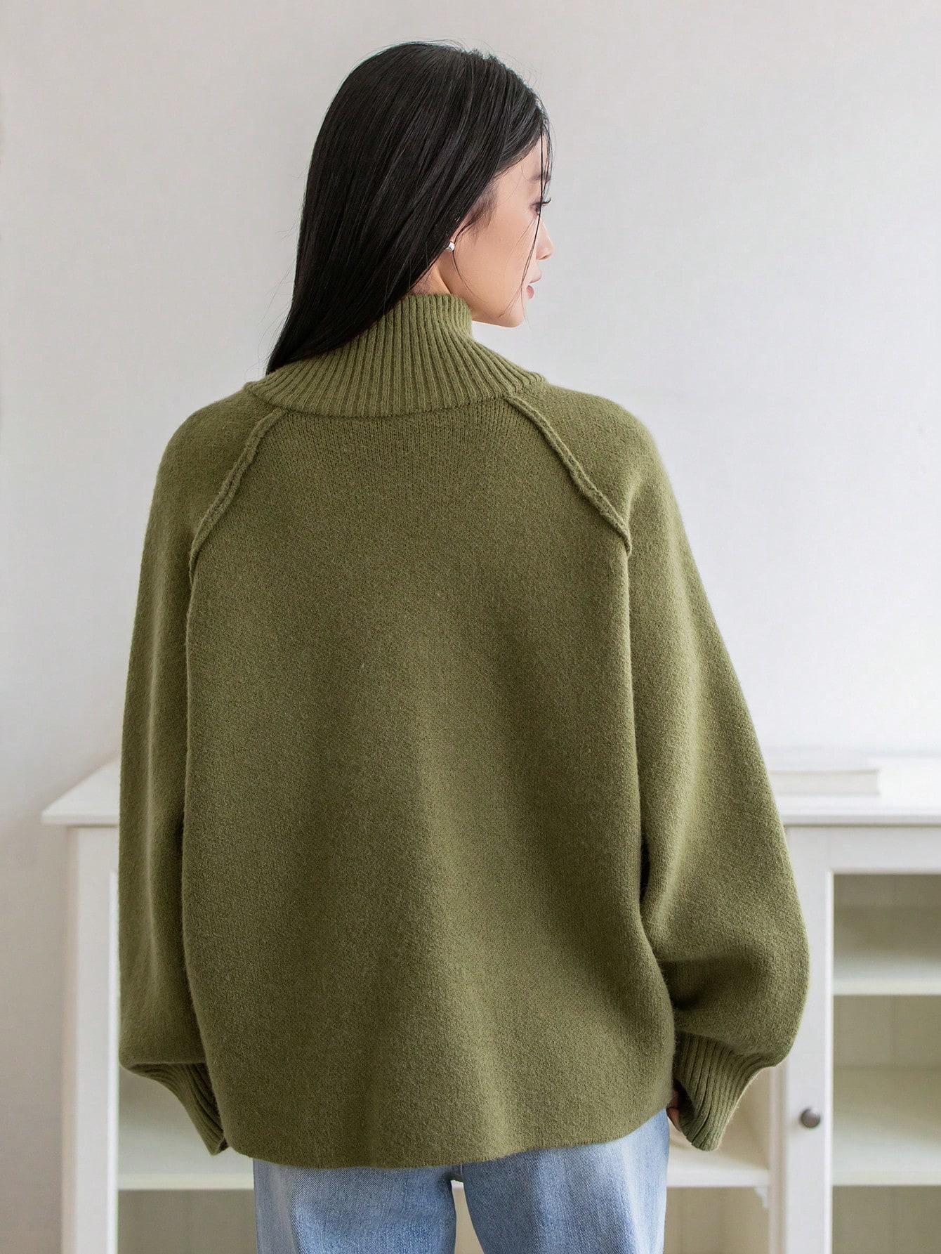 ZIELONY SWETER ZAMEK 