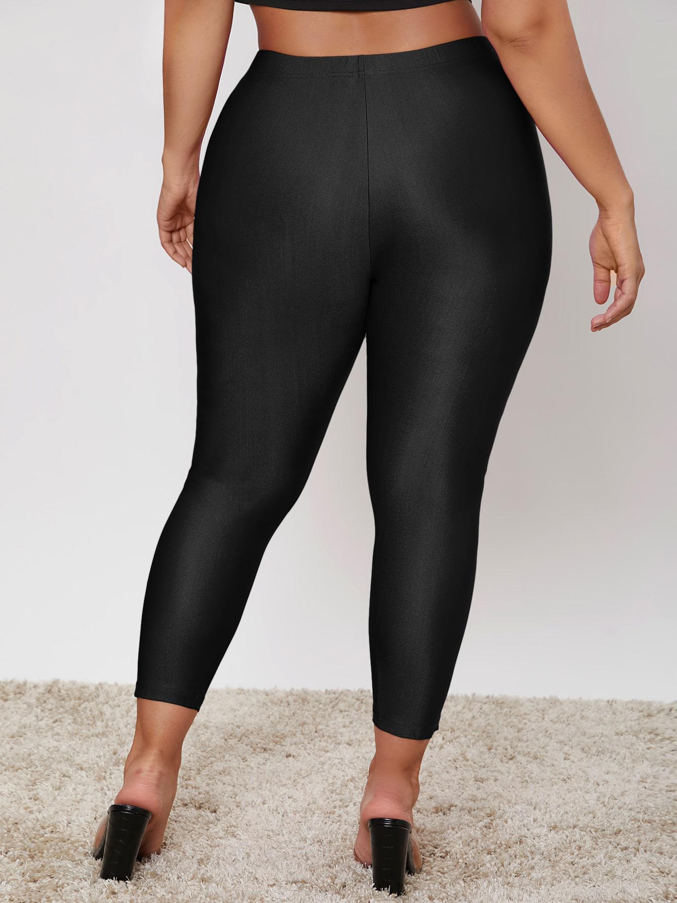 czarne legginsy wysoki stan 