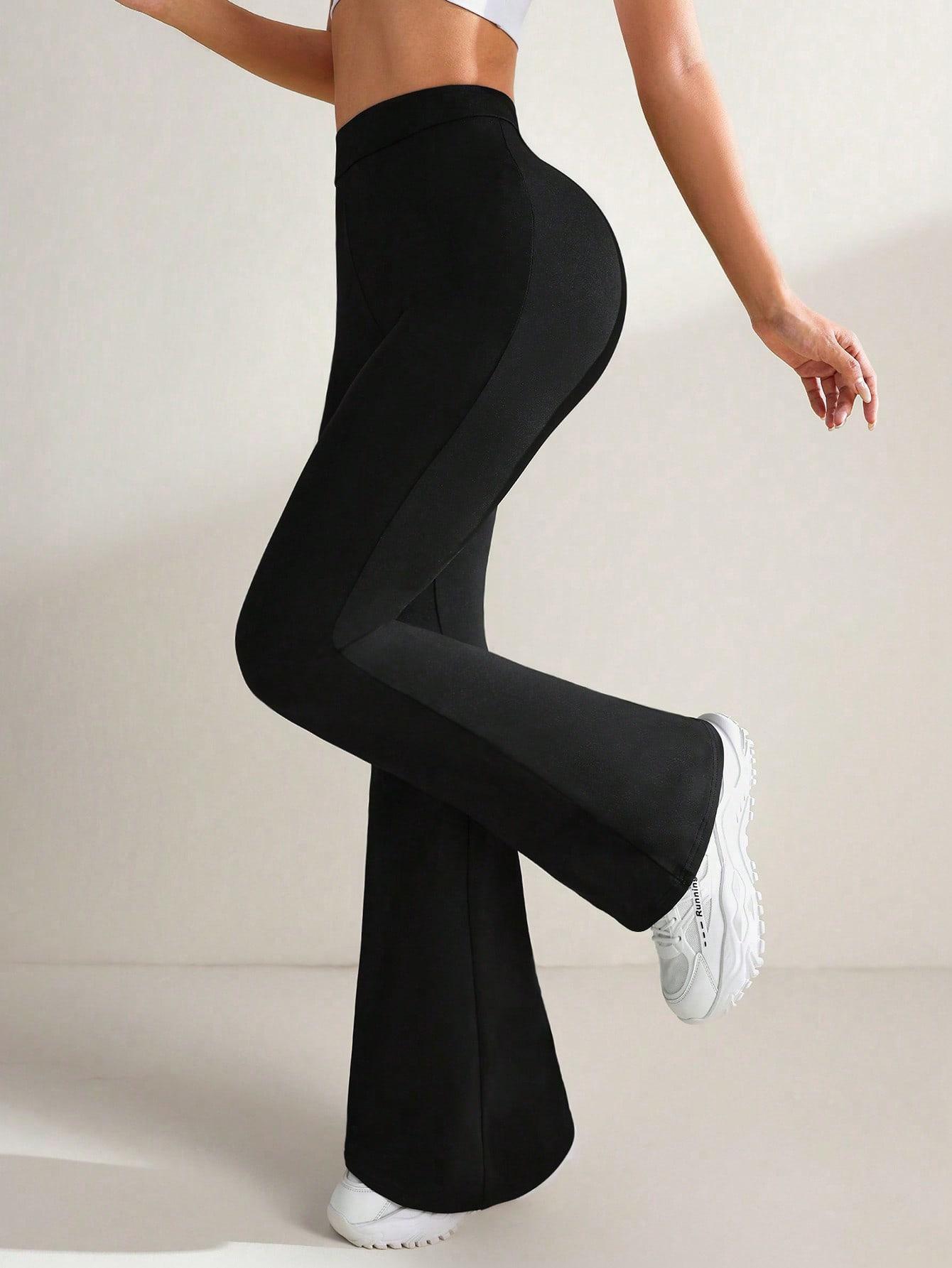 CZARNE LEGGINSY DZWONY