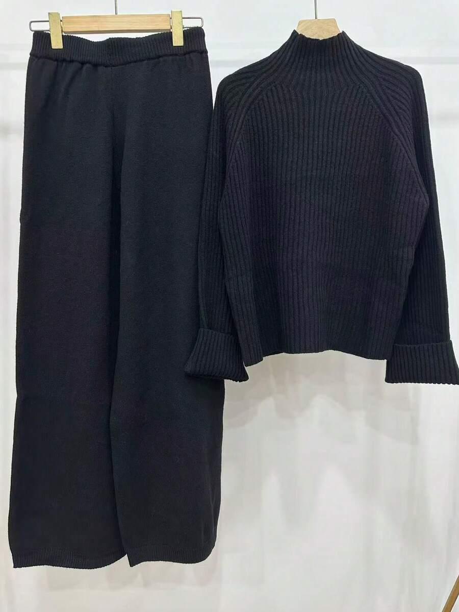 SWETER SPODNIE KOMPLET