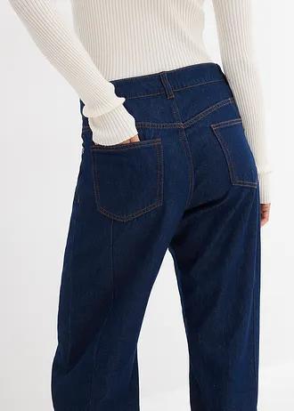 DAMSKIE SPODNIE JEANSOWE Z WYSOKIM STANEM 