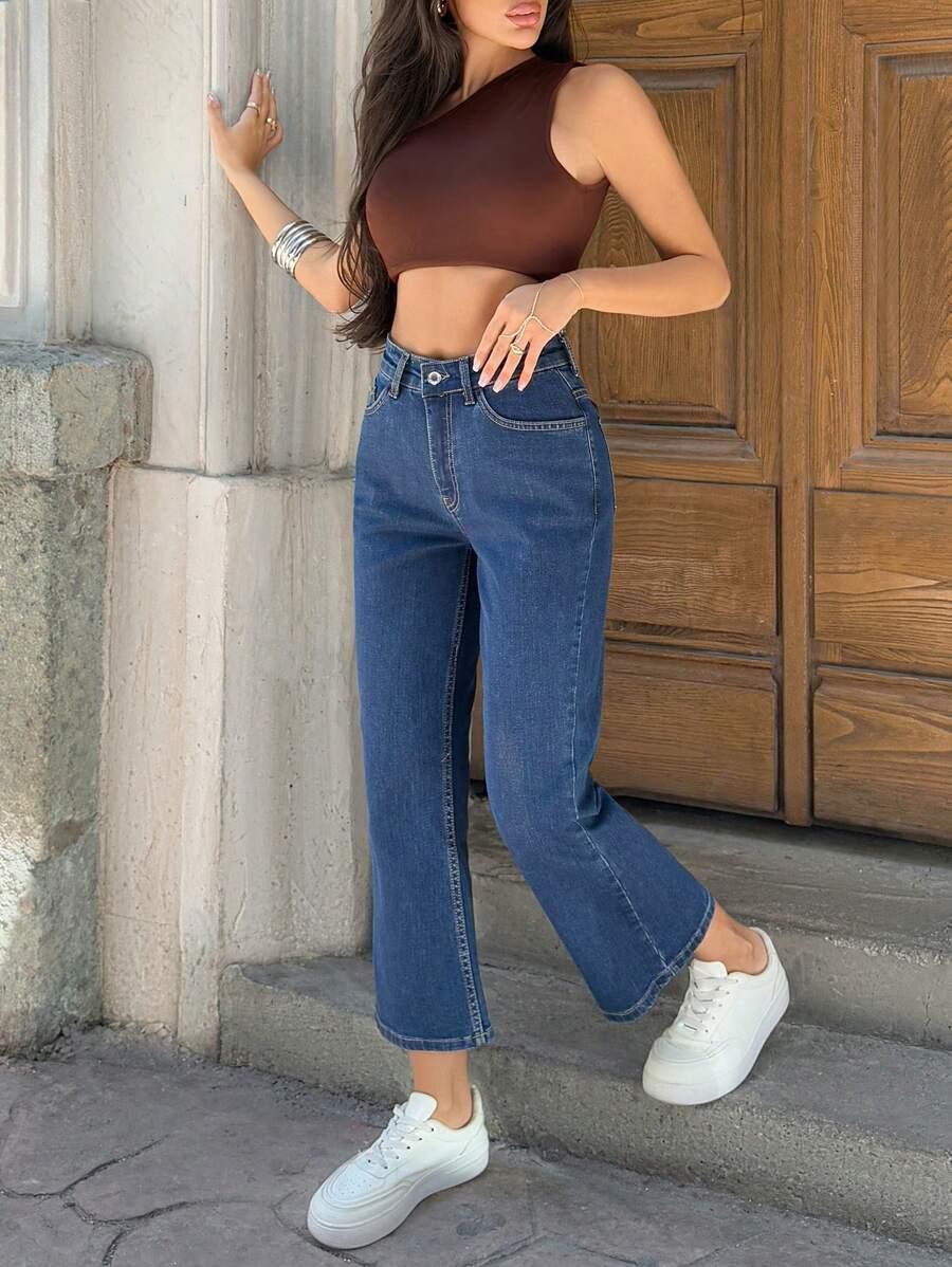 NIEBIESKIE SPODNIE JEANS