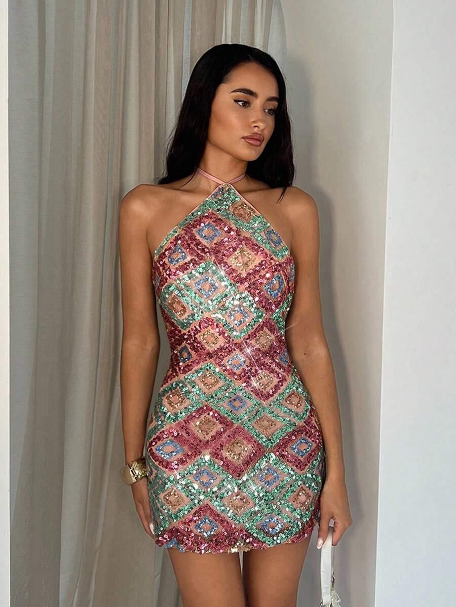 CEKINOWA MINI SUKIENKA