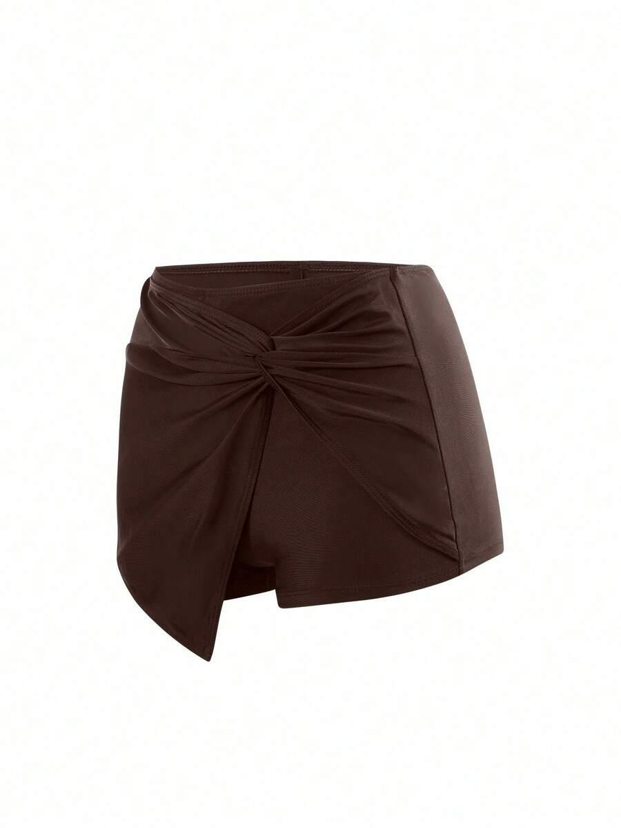 brązowy dół od bikini