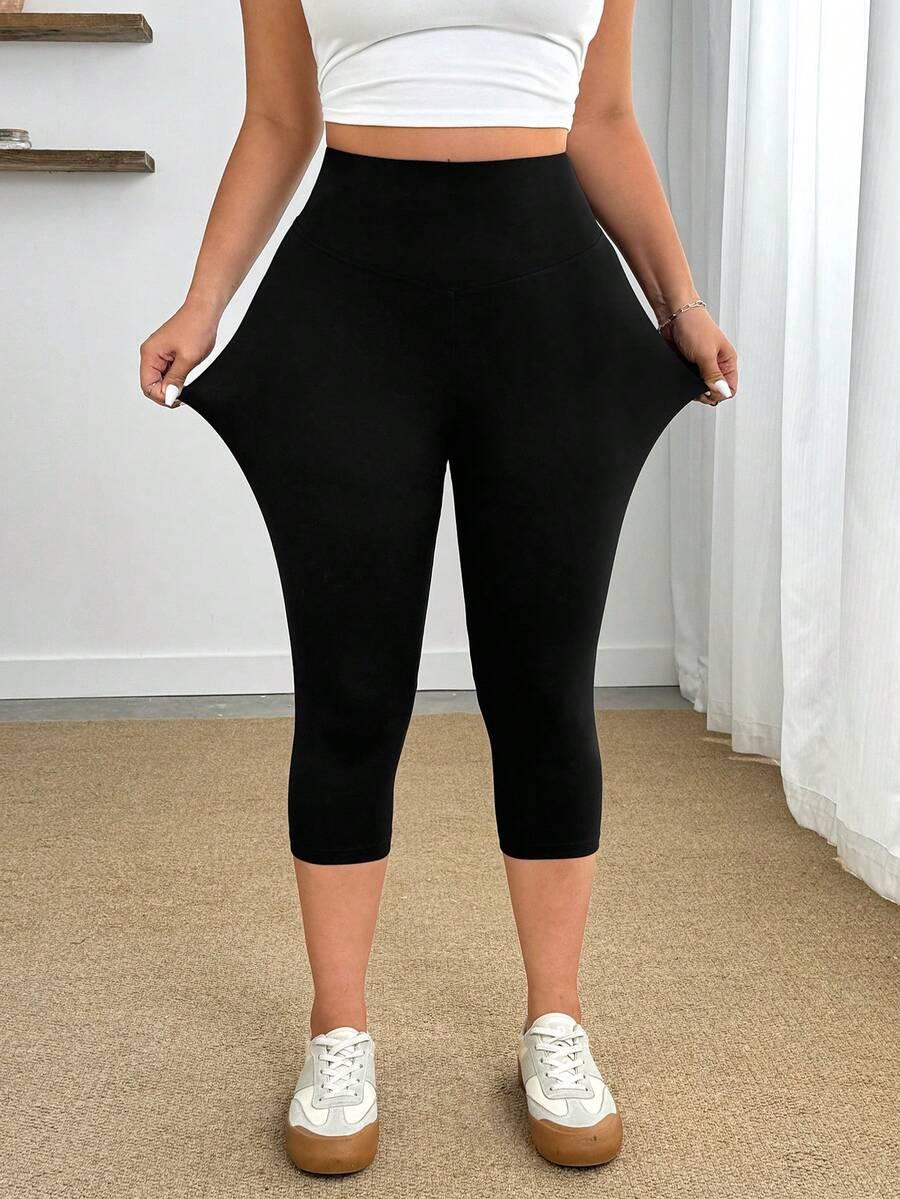 CZARNE LEGGINSY WYSOKI STAN