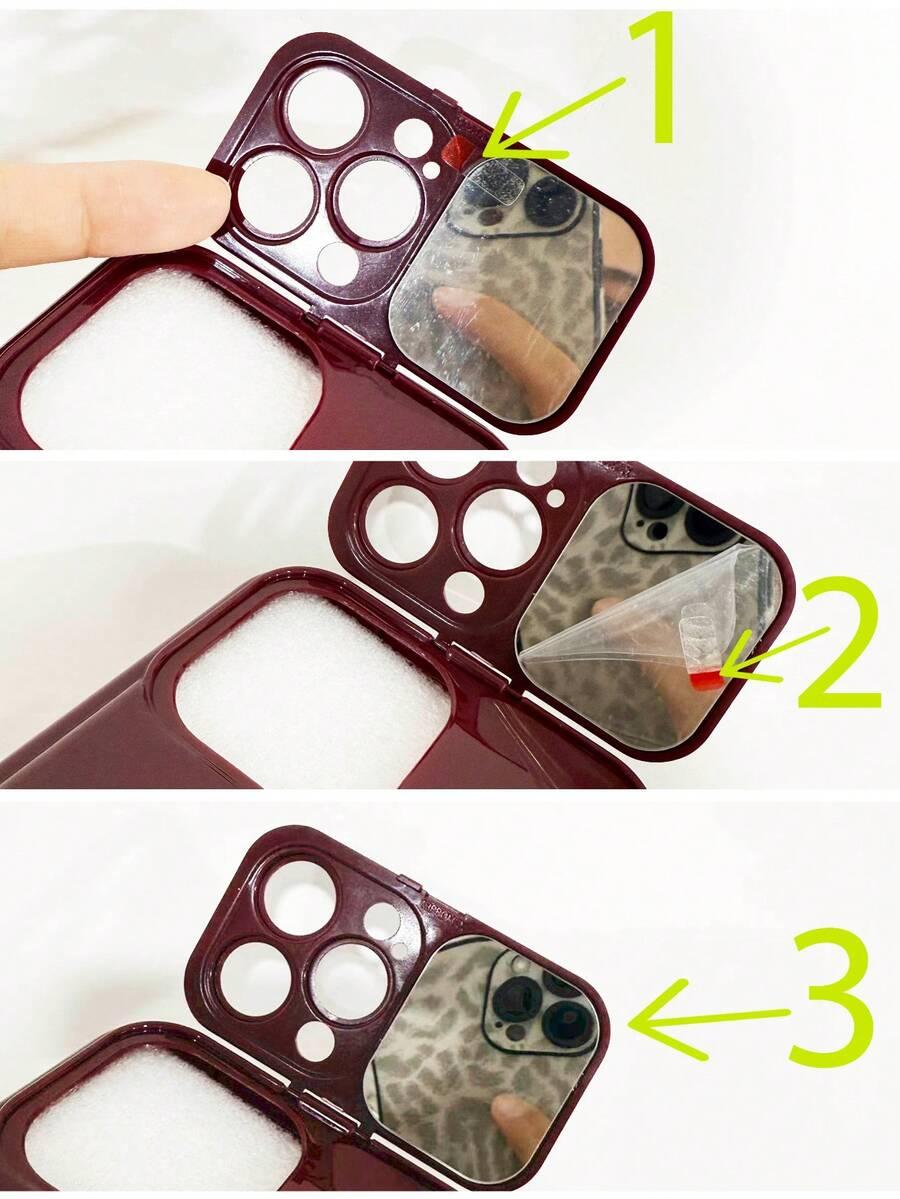 bordowe etui na telefon iphone 17 pro