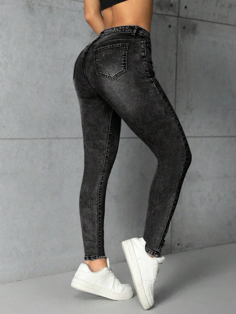spodnie rurki jeans