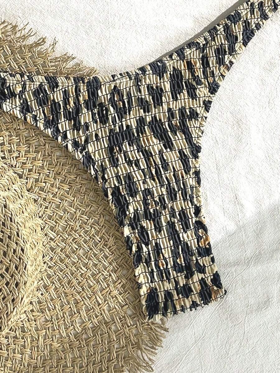 DWUCZĘŚCIOWY STRÓJ KĄPIELOWY ANIMAL PRINT