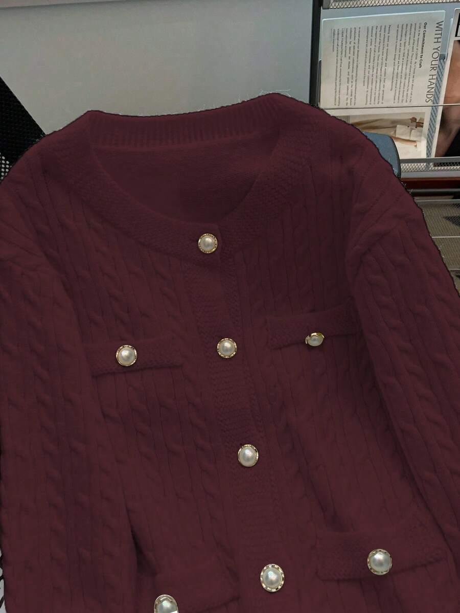 sweter kardigan guziki