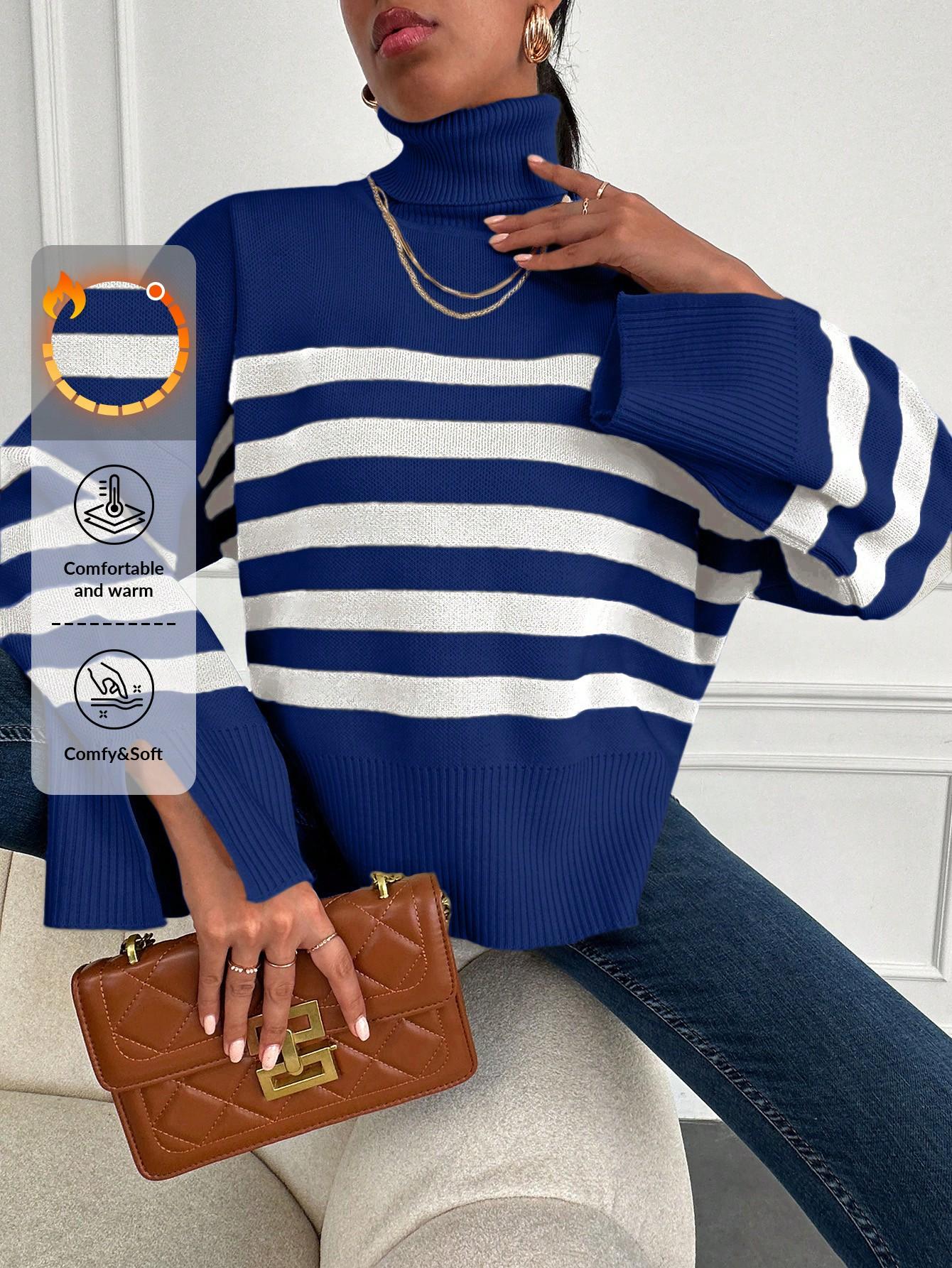 SWETER DAMSKI Z GOLFEM