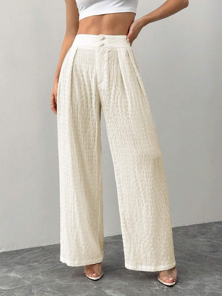 SPODNIE DAMSKIE CASUAL PALAZZO PETITE