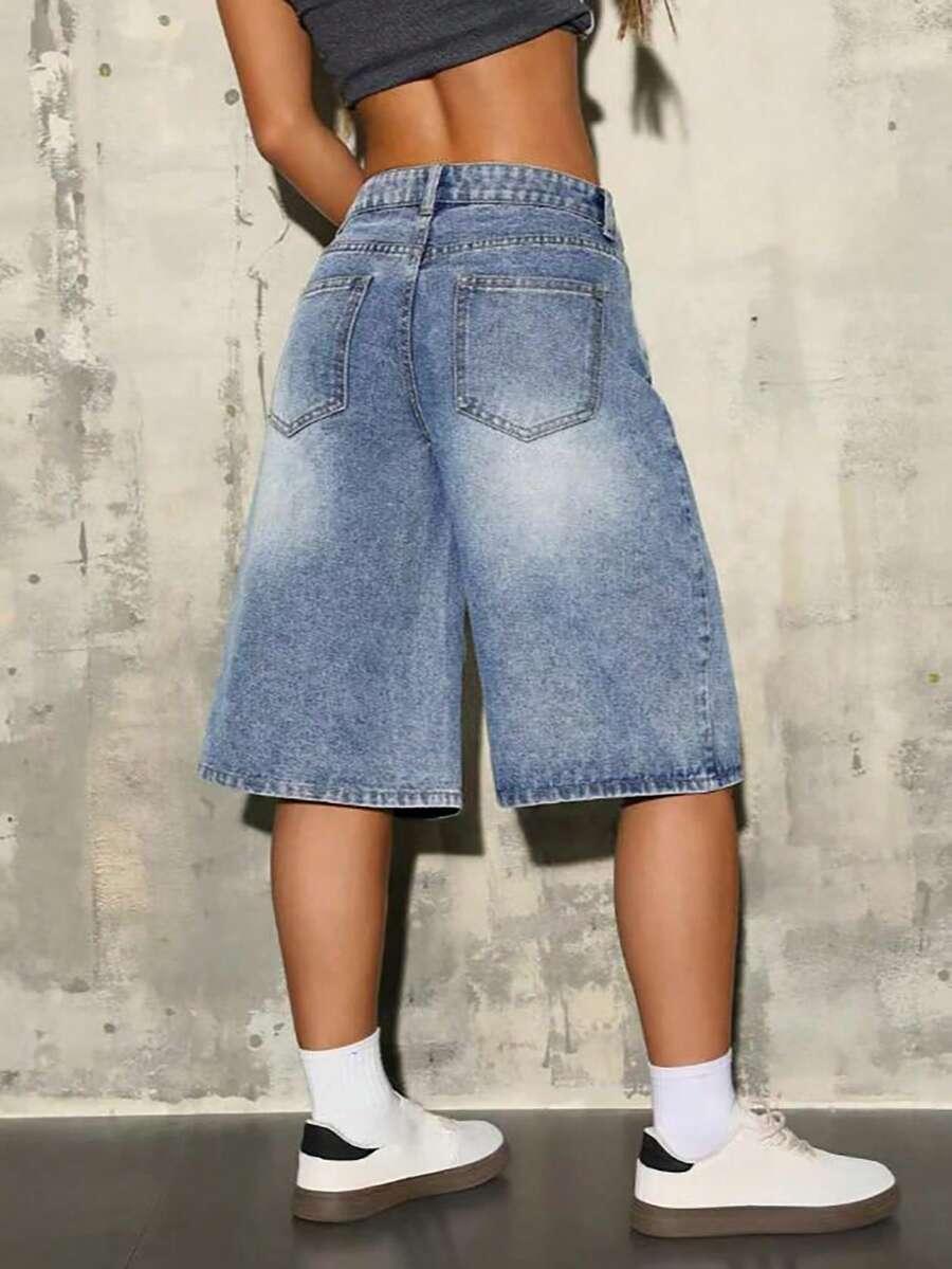 NIEBIESKIE SPODENKI JEANSOWE