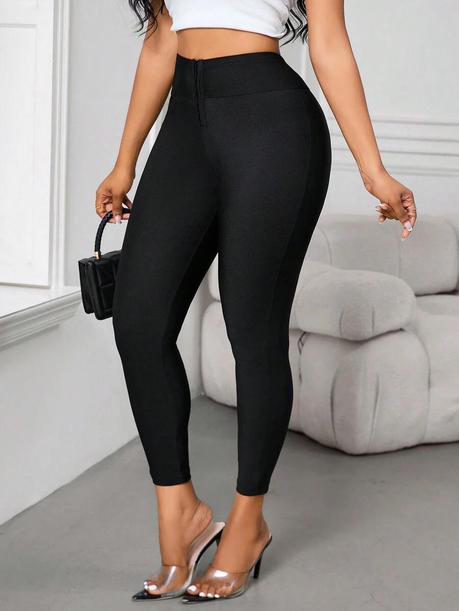 CZARNE LEGGINSY WYSOKI STAN
