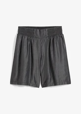 SPODENKI DAMSKIE PLUS SIZE BERMUDY KRÓTKIE LYOCELL