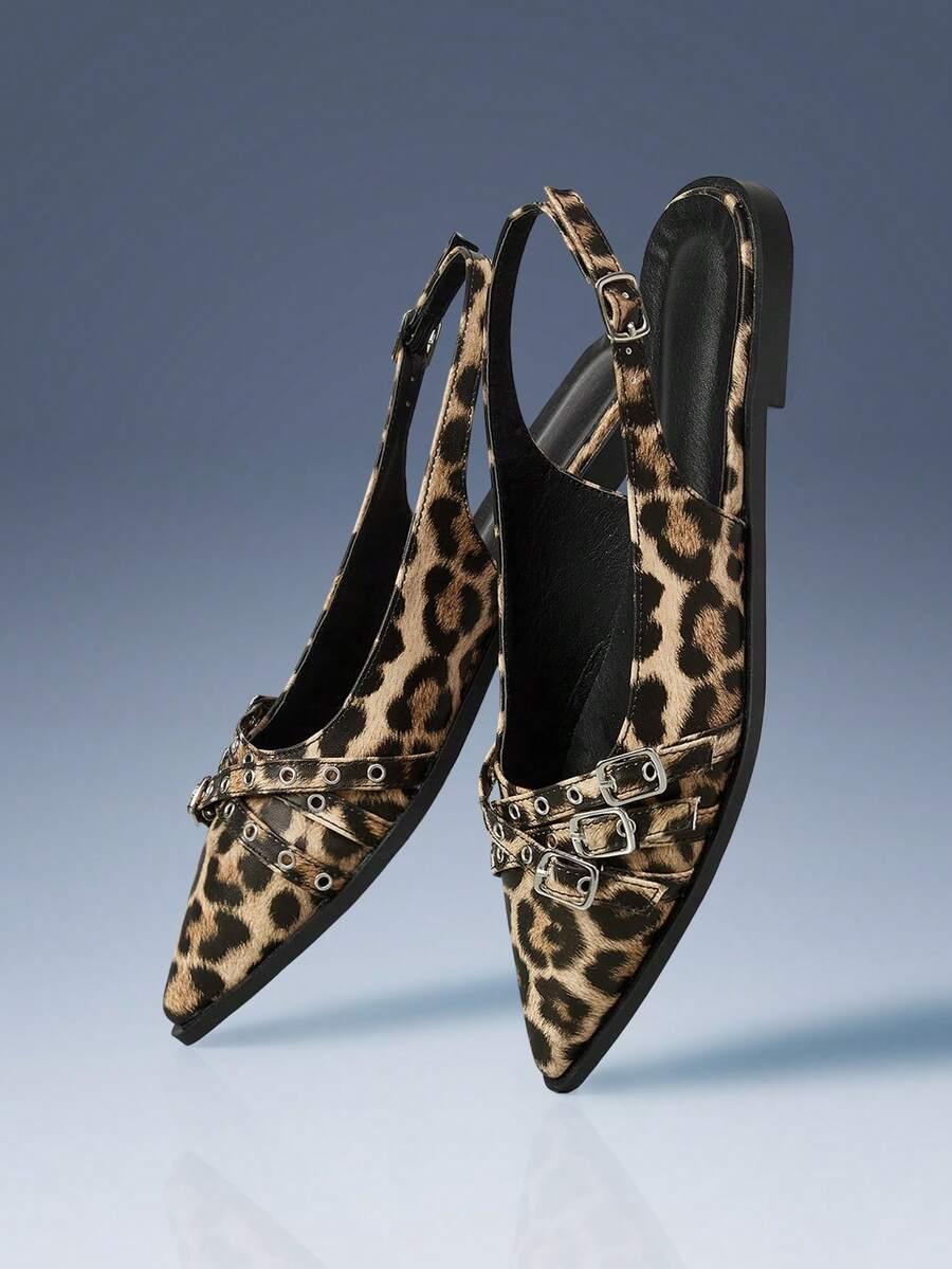 baleriny szpic animal print