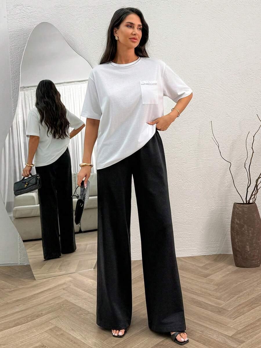 komplet t-shirt spodnie