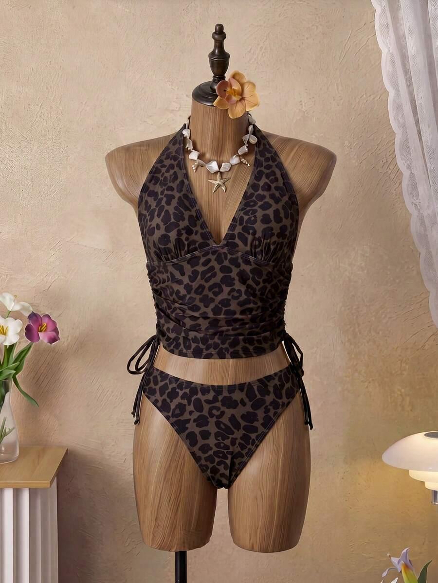 DWUCZĘŚCIOWY STRÓJ KĄPIELOWY ANIMAL PRINT