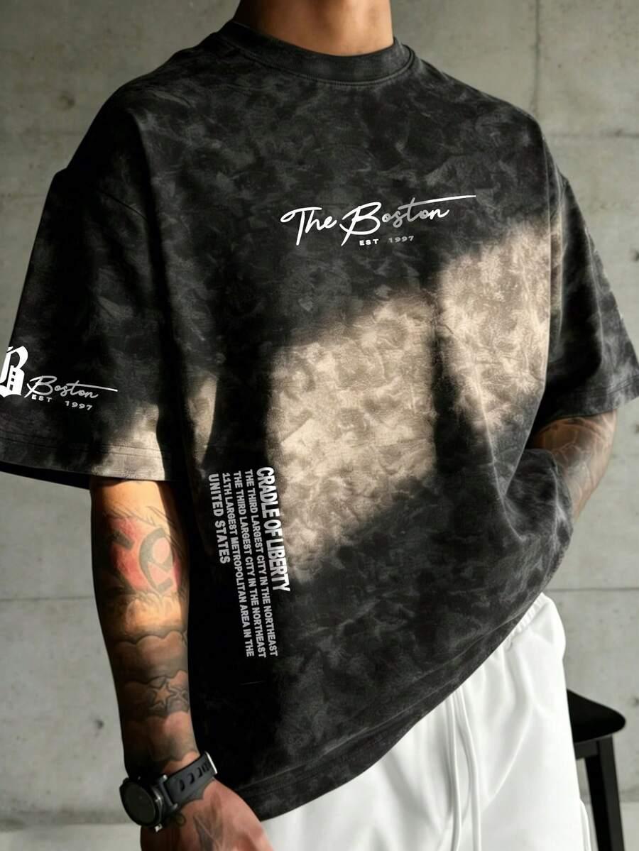 T-SHIRT MĘSKI  Z NAPISEM