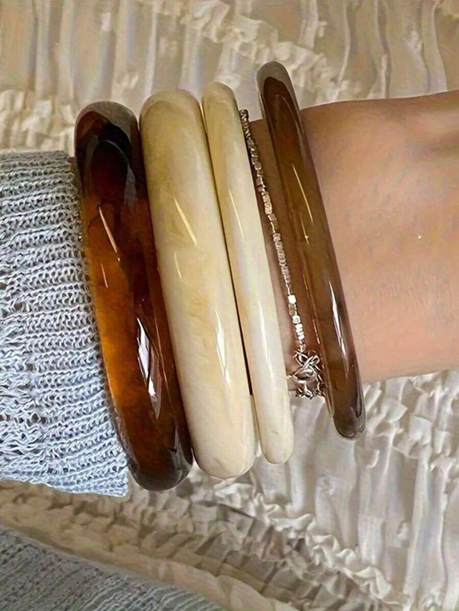 brązowa bransoletka 2-pack