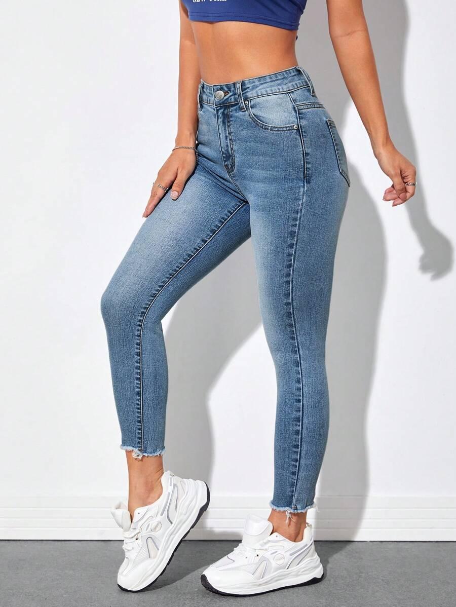 NIEBIESKIE SPODNIE JEANS