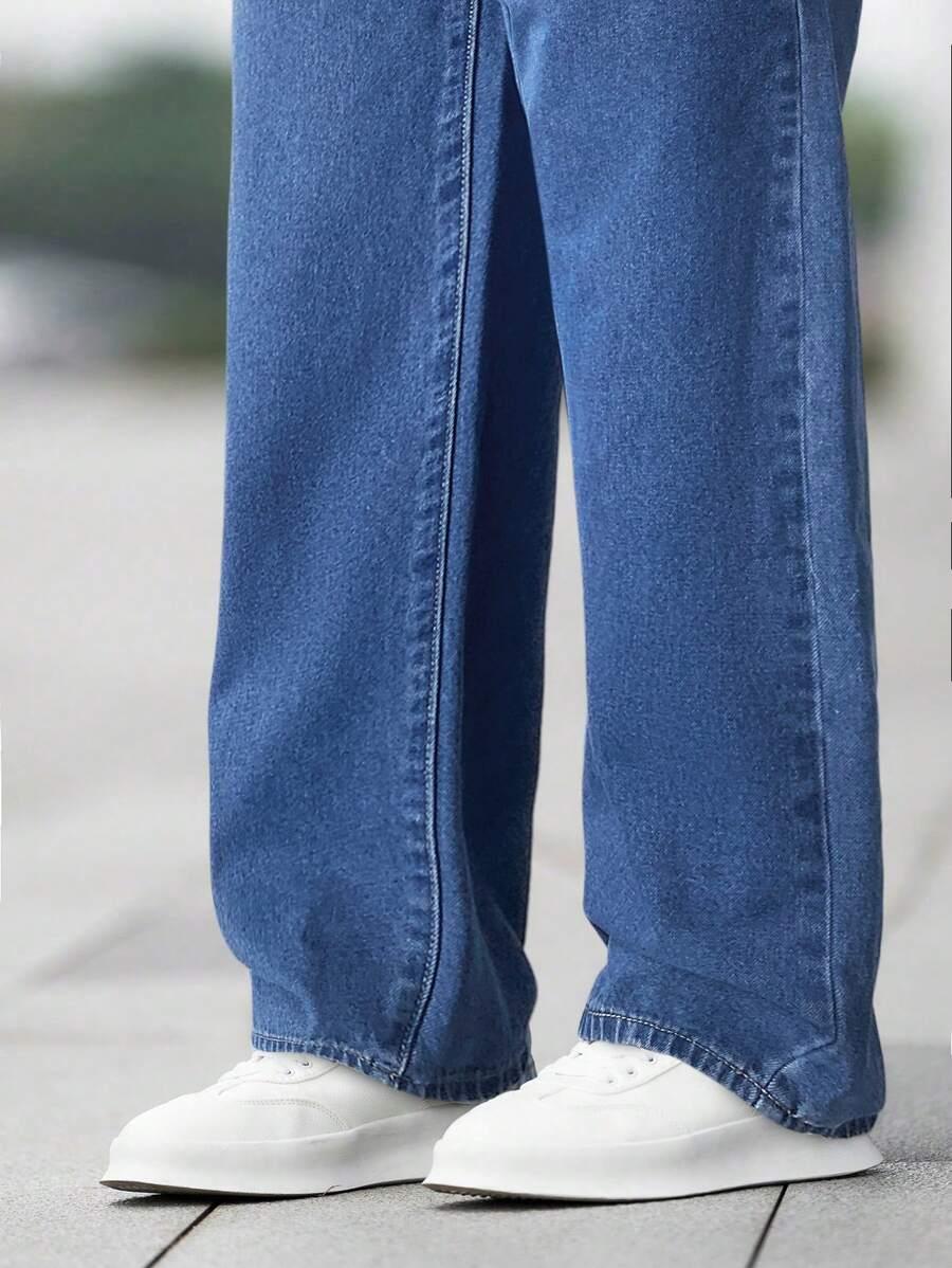 proste spodnie jeans