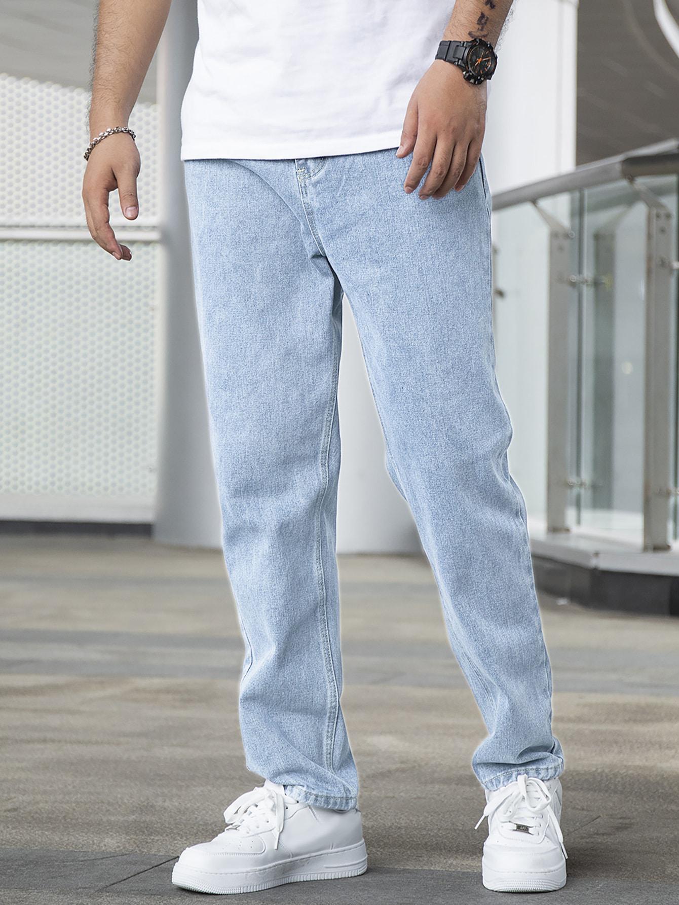 PROSTE SPODNIE JEANS