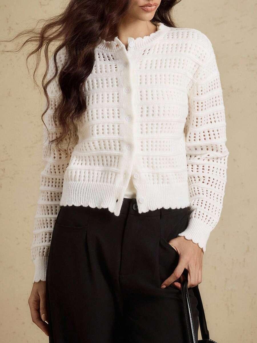 SWETER DAMSKI Z DŁUGIM RĘKAWEM