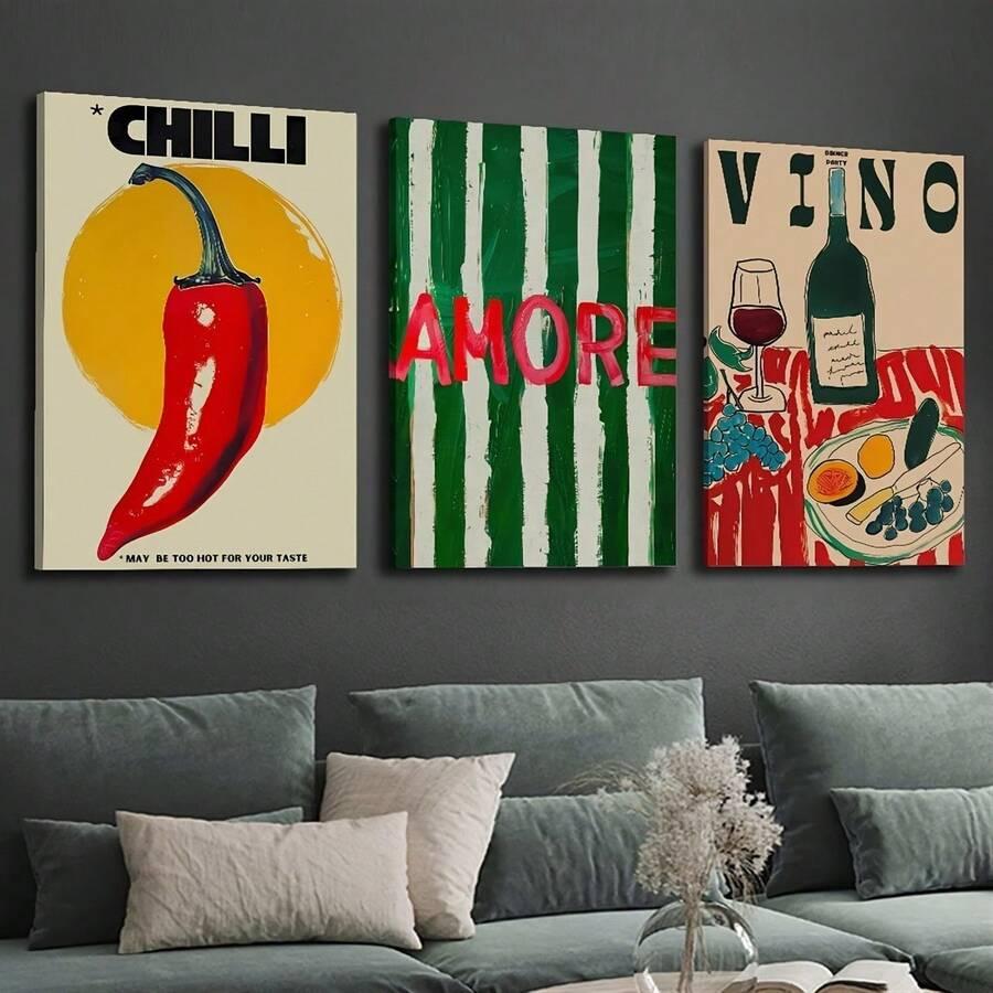 plakat dekoracja 3-pack 