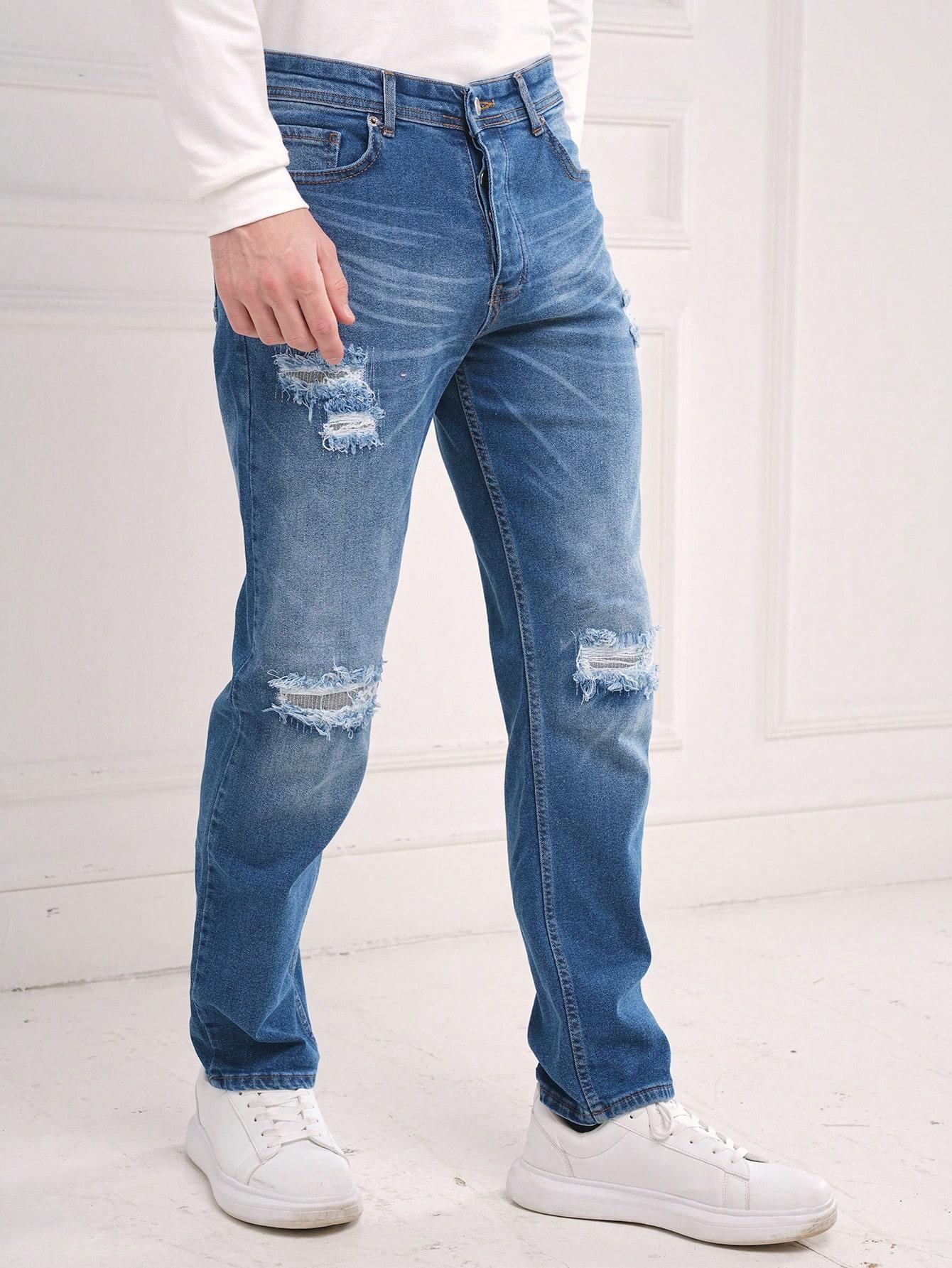 JEANSY MĘSKIE BOOTCUT BAWEŁNIANE 