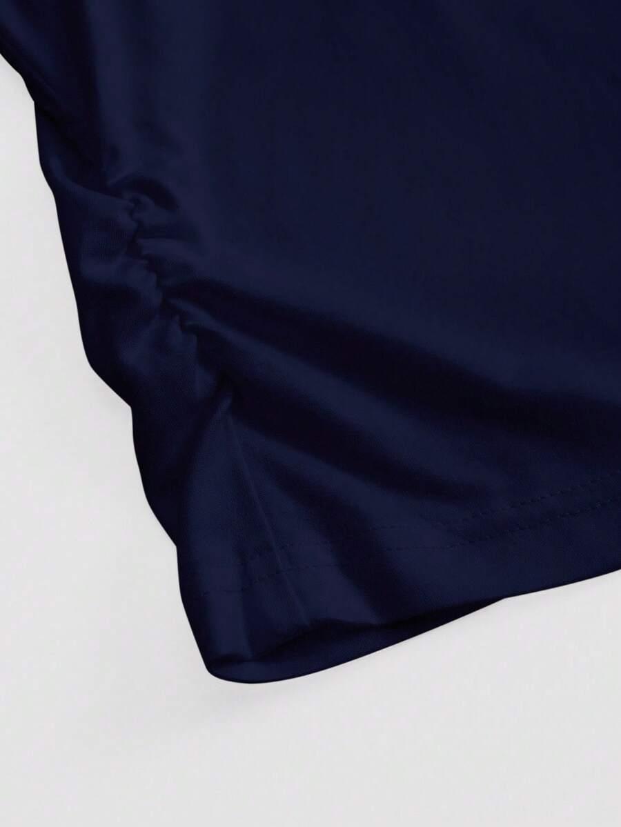 granatowa koszulka polo
