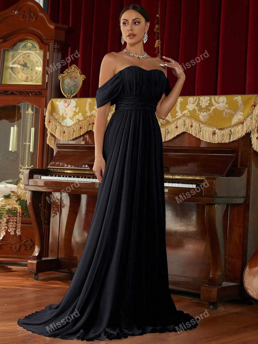 CZARNA maxi SUKIENKA