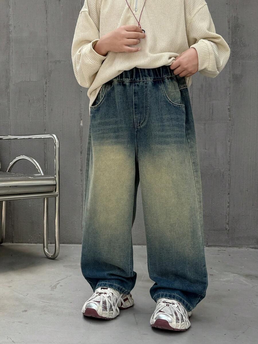 spodnie jeans szeroka nogawka