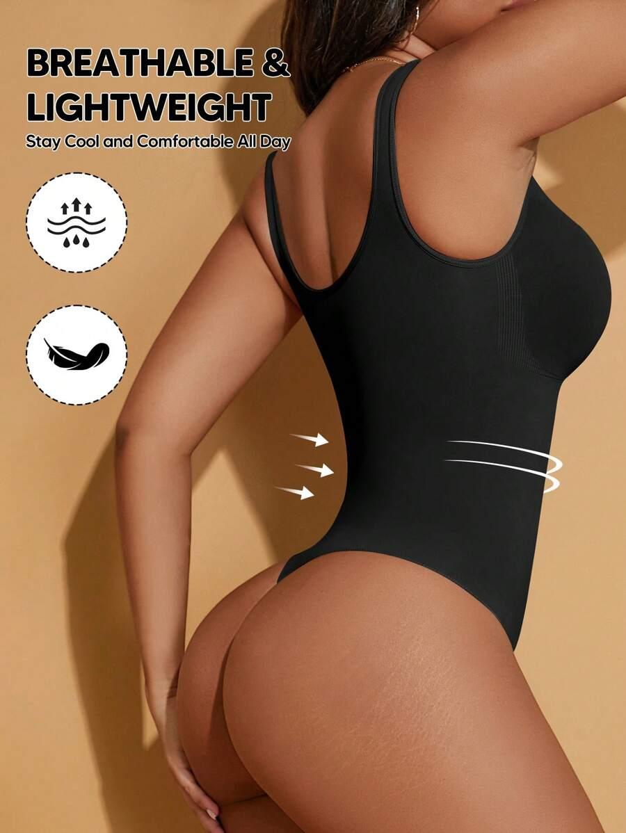 CZARNE MODELUJĄCE BODY NA RAMIĄCZKACH 