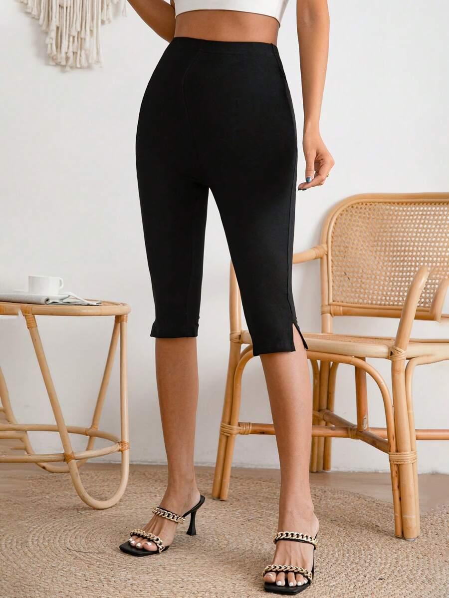 CZARNE LEGGINSY CASUAL