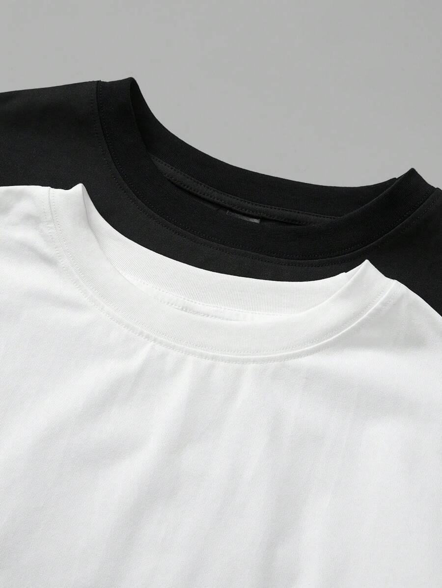 T-SHIRT OKRĄGŁY DEKOLT 2-PACK