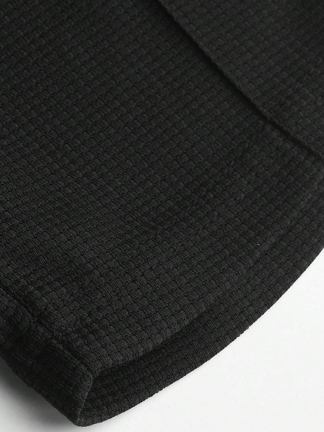 czarny komplet t-shirt spodnie