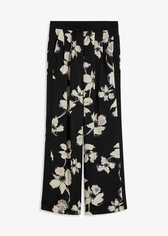 SPODNIE DAMSKIE CASUAL PALAZZO WZÓR
