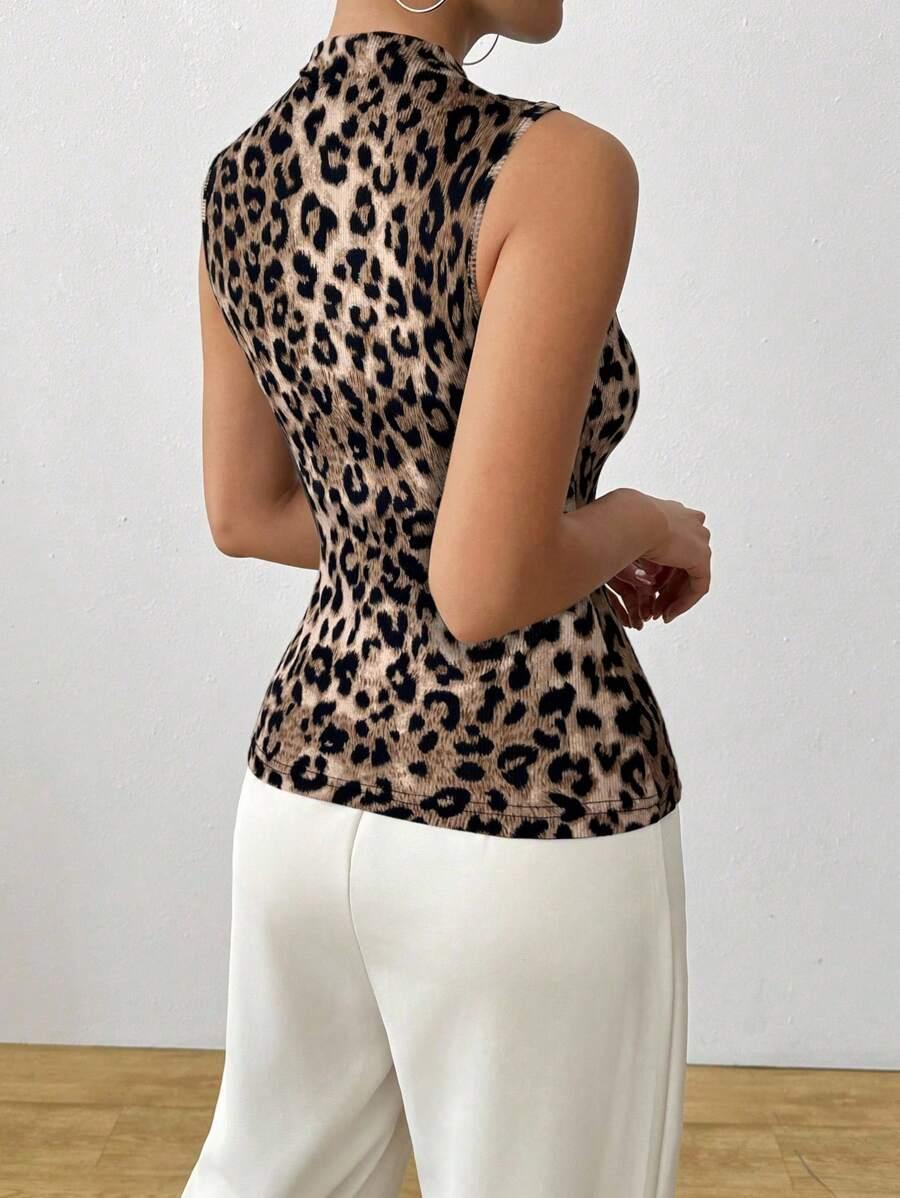 bluzka animal print zdobienie 