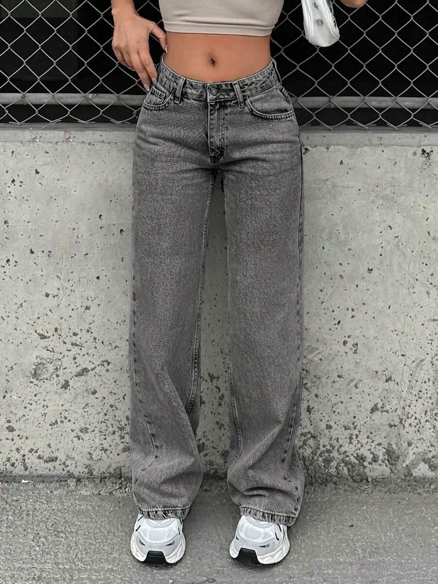 SPODNIE JEANS NISKI STAN
