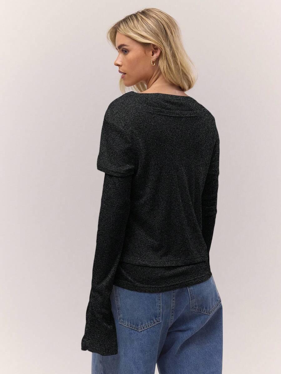 szara bluzka 2-pack