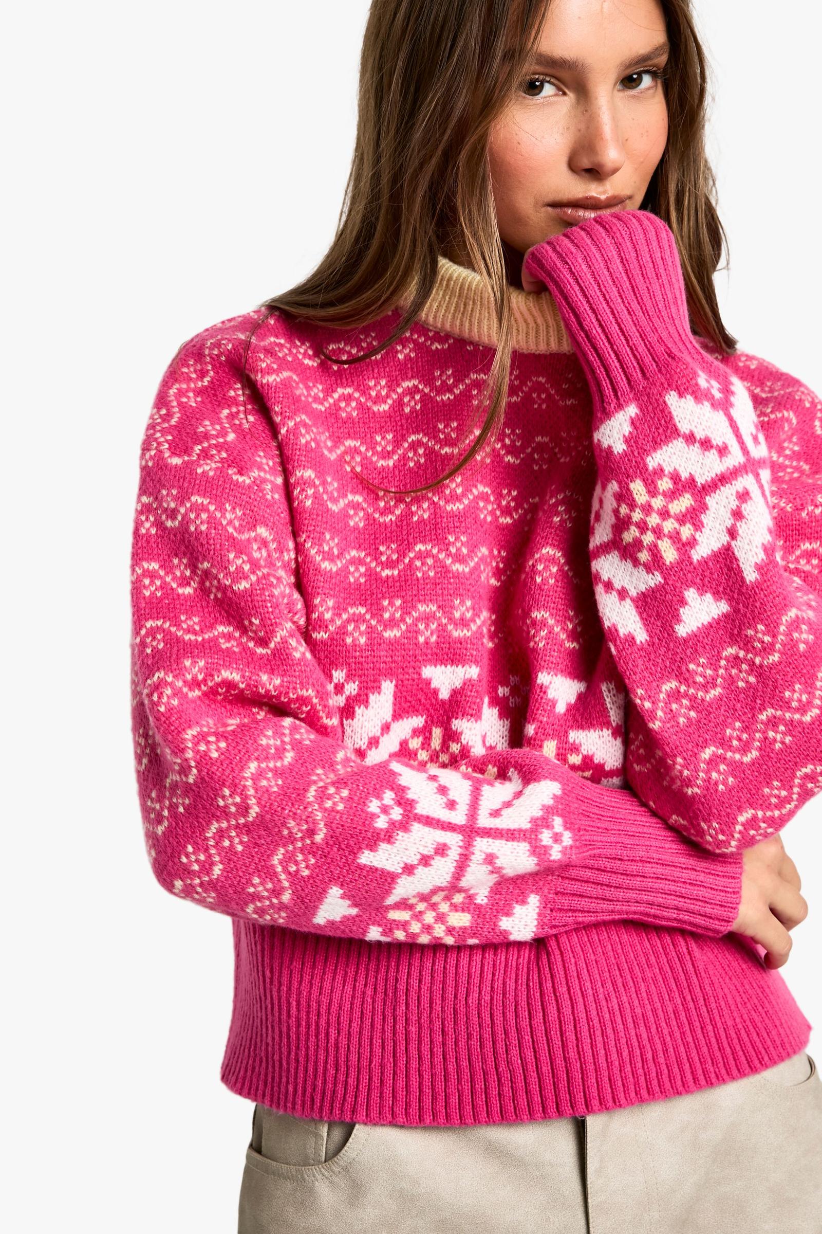 SWETER DAMSKI W NORWESKI WZÓR