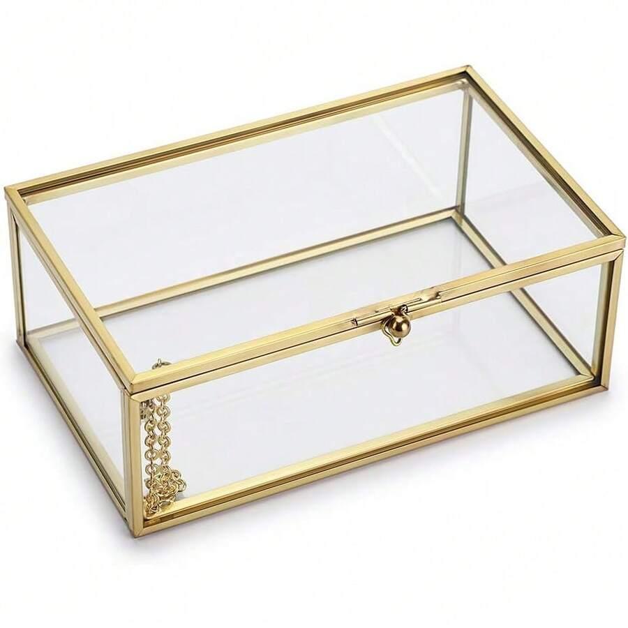 szklany zamykany organizer