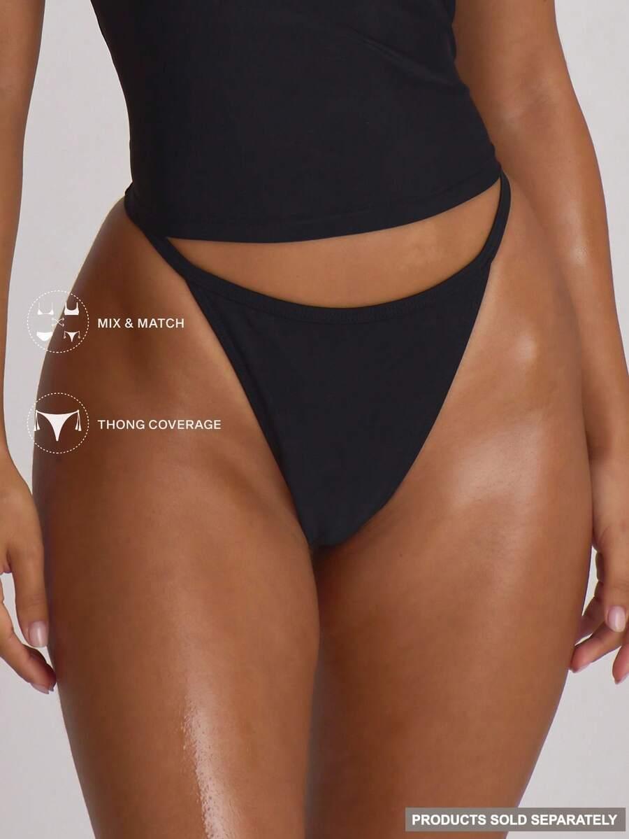 CZARNY dół od bikini