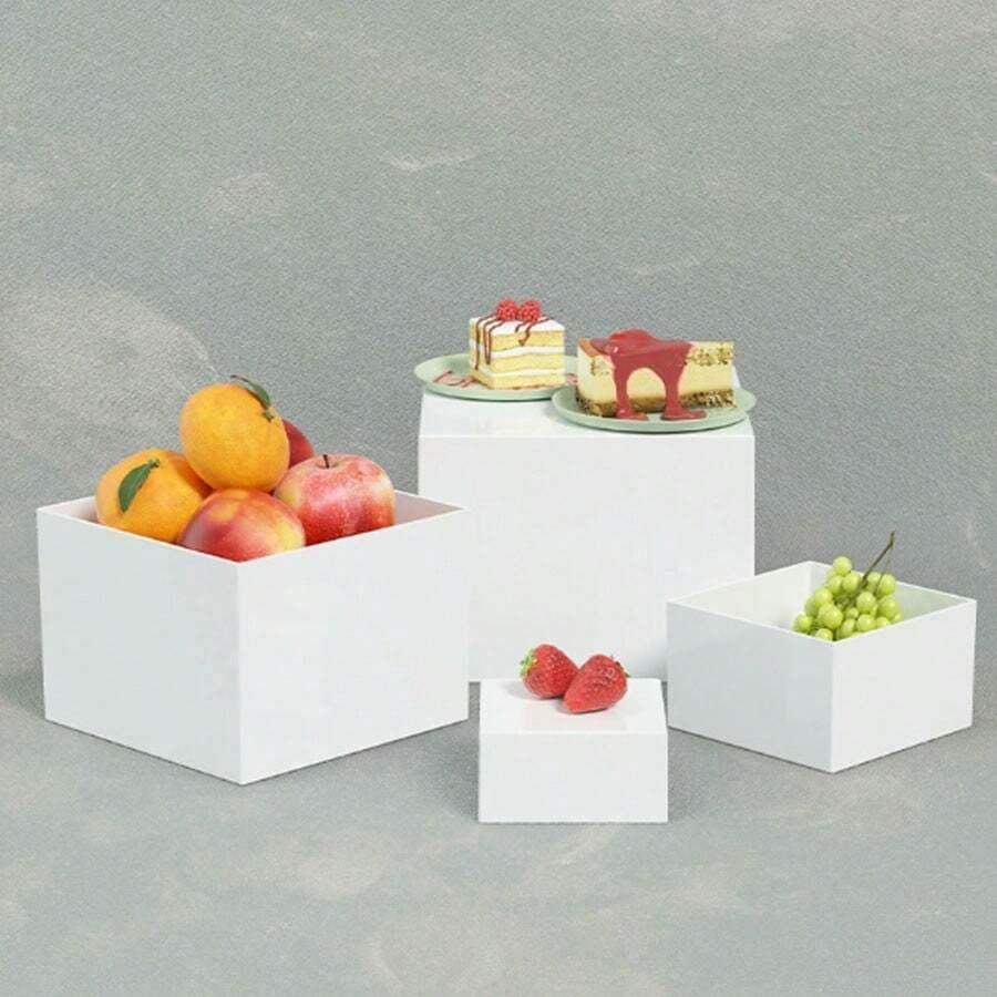 BIAŁE PUDEŁKO NA ŻYWNOŚĆ 5-PACK
