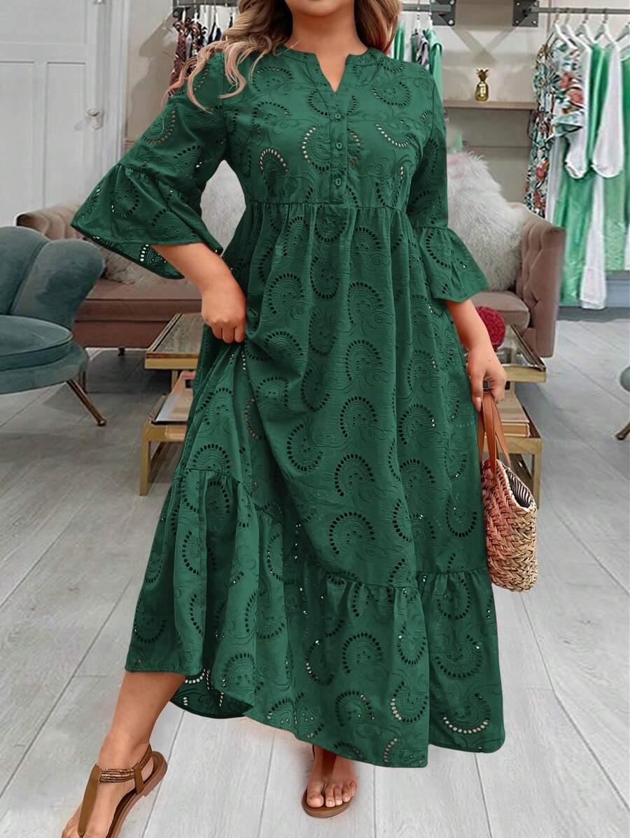 zielona maxi sukienka