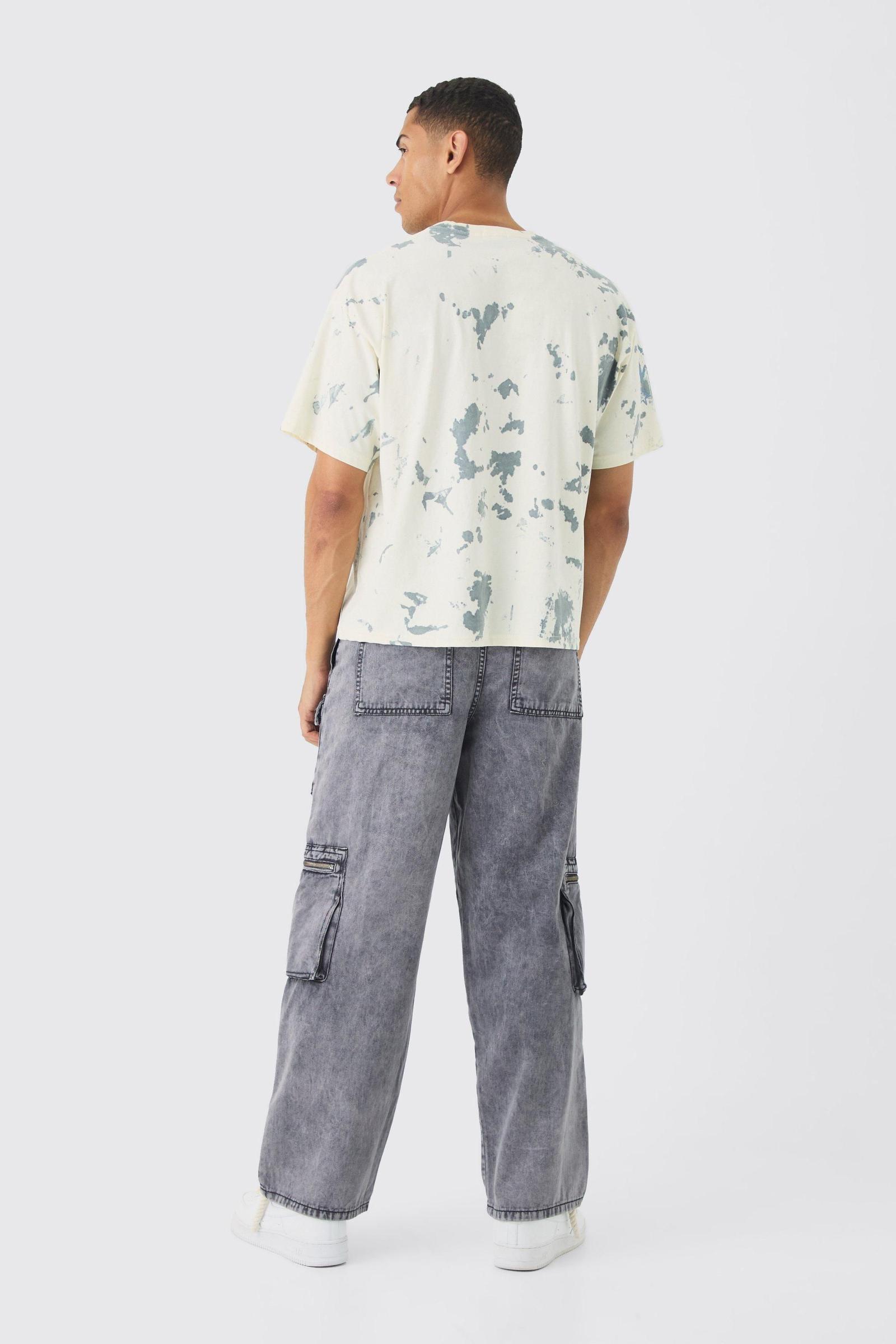 T-shirt okrągły dekolt print
