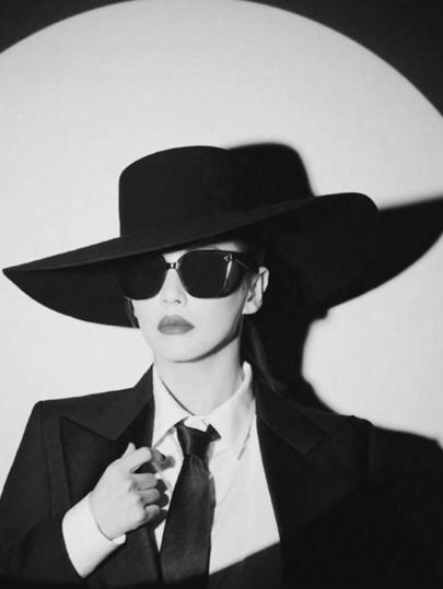 CZARNY KAPELUSZ fedora