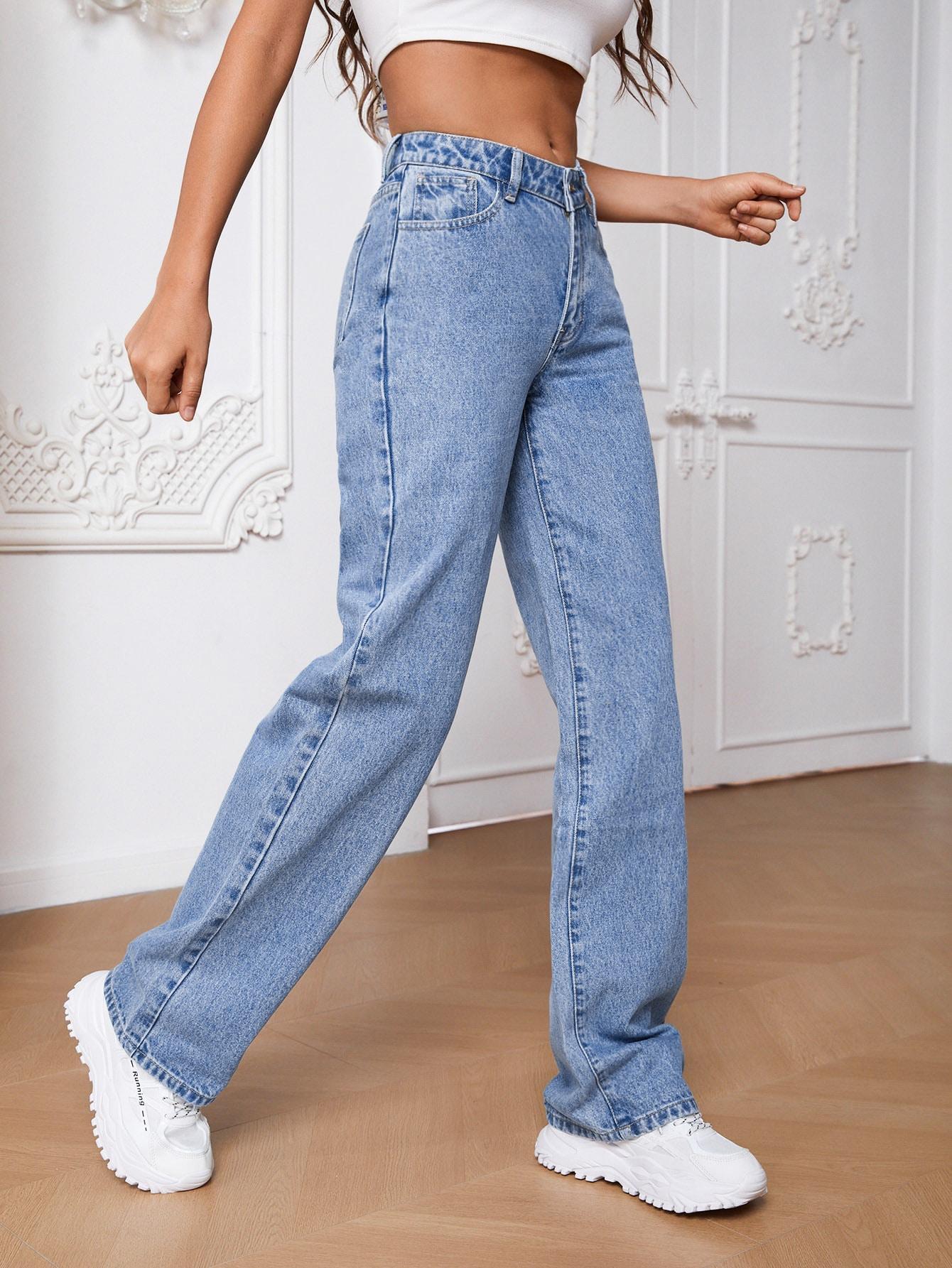 NIEBIESKIE SPODNIE JEANS
