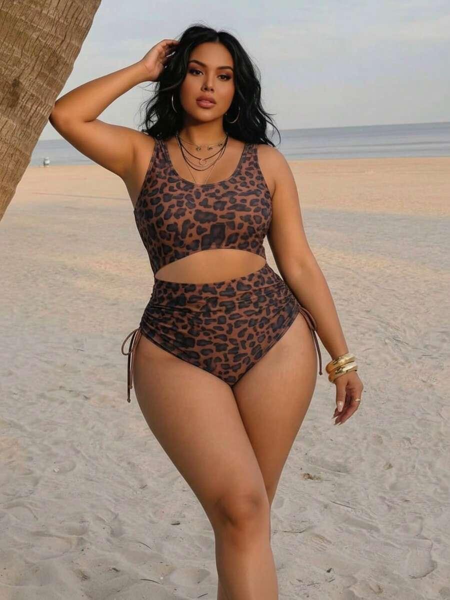 JEDNOCZĘŚCIOWY STRÓJ KĄPIELOWY ANIMAL PRINT