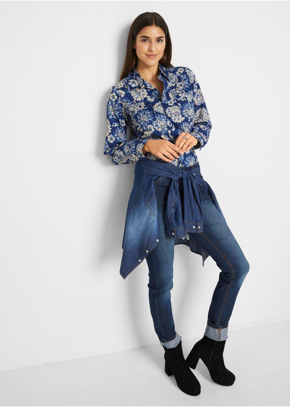 NIEBIESKIE SPODNIE JEANS